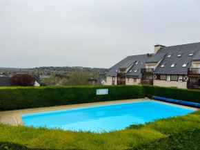 Domaine du Vert Coteau, limite Trouville, beau 3 pièces avec parking et balcon vue Mer